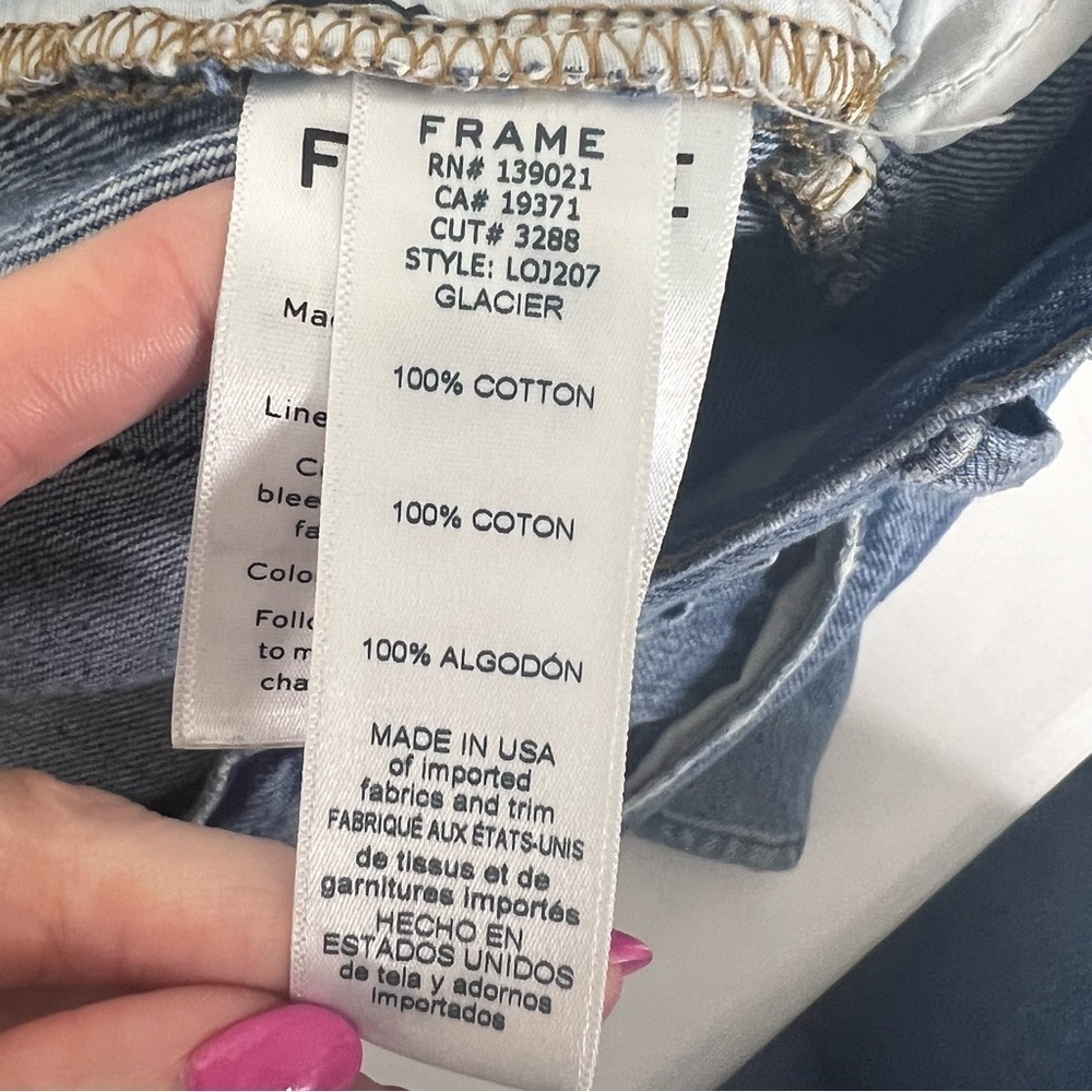 FRAME Le Original Button Fly Jeans - Picture 7 of 8